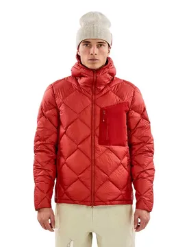 Veste En Duvet Ultralight Hood Equestrian Red XS