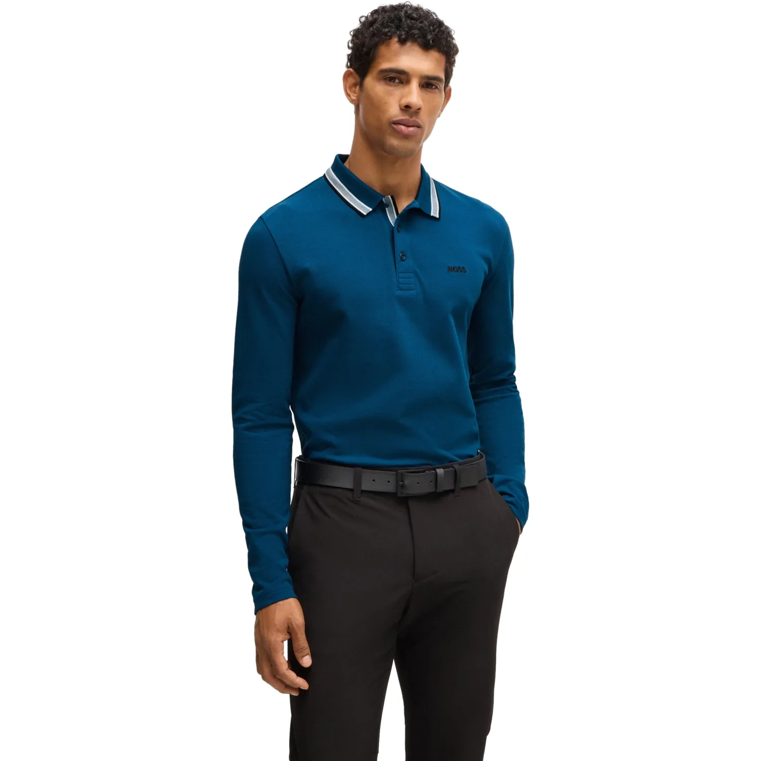 HUGO BOSS Pullover Plisy, blau xxl - BOSS - FashionsVida