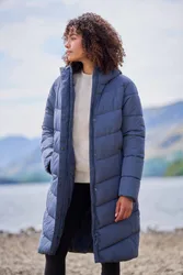 Alexia Womens Padded Jacket - Blue - Blue - Size: 14