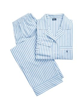 Polo Ensemble de pyjama à rayures en coton