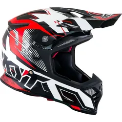Casco Moto Cross Enduro In Fibra SKYHAWK DIGGER Bianco R taglia XL