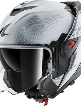 Casco Moto modulare P/J OXO SPEED-TECH Silver Bianco N taglia 2X - Shark - FashionsVida