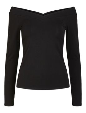 PIECES Camiseta negro