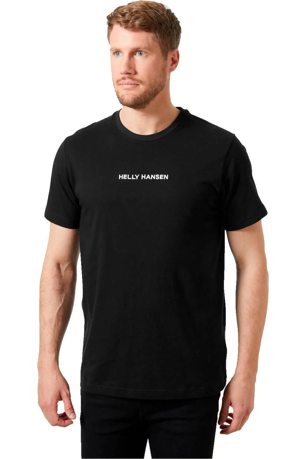 Core camiseta manga corta hombre Negro (M) - Helly Hansen - FashionsVida