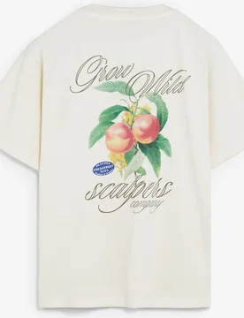 Camiseta de manga corta de hombre con print trasero - Scalpers - FashionsVida