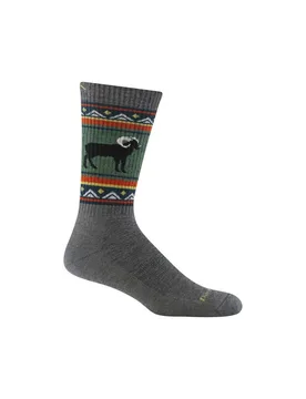Mens Merino Boot Midweight Patterned Hiking Socks - - Size: L - Darn Tough - FashionsVida