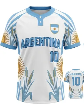 Argentina Baseball Jersey Personalized, Mexican Fan Shirt Custom Name Number Gift 3D Printed Jerseys Sports Wear Adult Youth - Aliexpress - FashionsVida