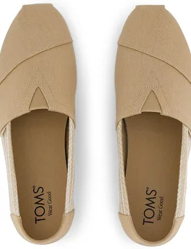 Alpargatas de hombre classic en lona con rayas nátucias - TOMS - FashionsVida