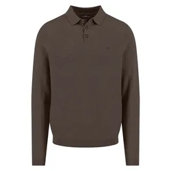 Polo à Manches Longues 1509328 Dark Chocolate L