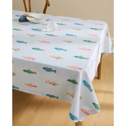 Mantel antimanchas resinado Peces