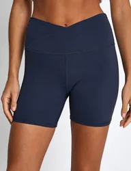 Addison Cloud Core Wrap Shorts Navy female