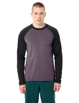 Maglietta A Maniche Lunghe Loamer Ls Purple Ash - Vaude Bike - FashionsVida