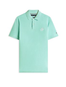 Poloshirt TH SCRIPT türkis XL herren