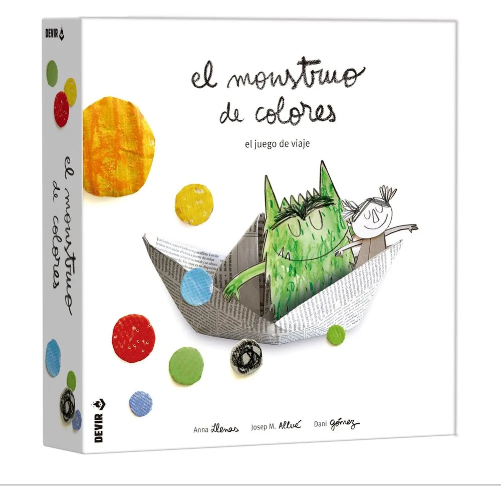 Juego de mesa El monstruo de colores: viaje - Devir - FashionsVida