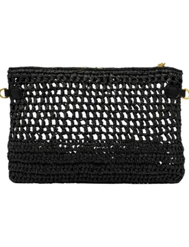Borsa Nefeli Donna Nero in Tessuto e Sintetico - GIANNI CHIARINI - FashionsVida
