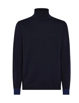 Turtle Elbow Contrast 07 Navy Blue K42111 - Sun68 - FashionsVida
