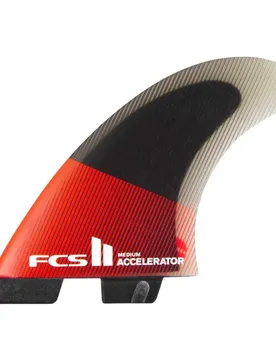 Dérive Ii Accelerator Pc L Tri Fins Red / Black One Size unisex