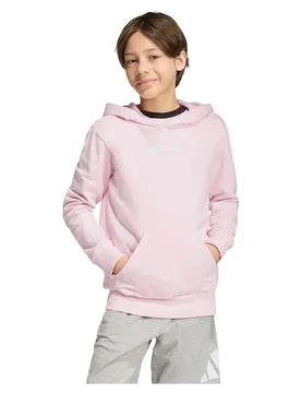 Felpa Con Cappuccio Essentials Clear Pink / White 11-12 Anni