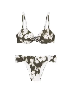 Emporio Armani Bikini Ew003394_af20248 D.Olive Hazy Floral XS - Giorgio Armani - FashionsVida
