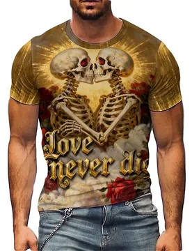 Designer's New Men's Minimalist Design 3D Printed Short-Sleeve T-Shirt - Printed Tee, Full-Body Print - Aliexpress - FashionsVida