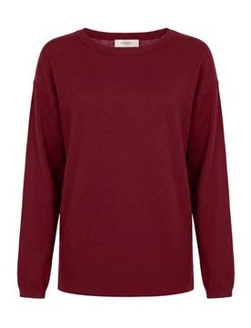 Pullover Mujer Burdeos M Mujer