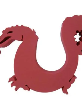 Dragon Floating Mat Red 43 x 52 x 8 cm unisex - leisis - FashionsVida