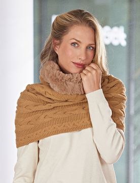 Pagen Loopschal 3-in-1 beige