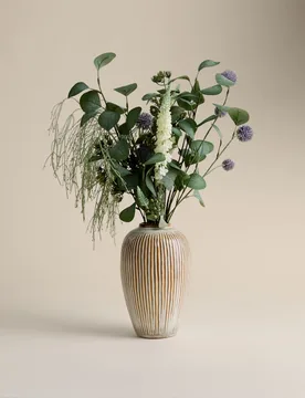 Artificial Flower Arrangement with Vase Multi - M&S - FashionsVida