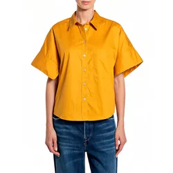 Camicia A Maniche Corte W2379 .000.8582 Ocher Arrowwood XS