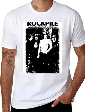 ROCKPILE NICK LOWE DAVE EDMUNDS PUBROCK PUB ROCK SUPER COOL T-Shirt cotton tshirt 100% man t shirt graphic T-Shirt - Aliexpress - FashionsVida