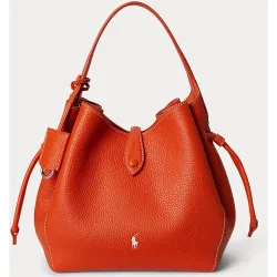Bolso de hombro de piel