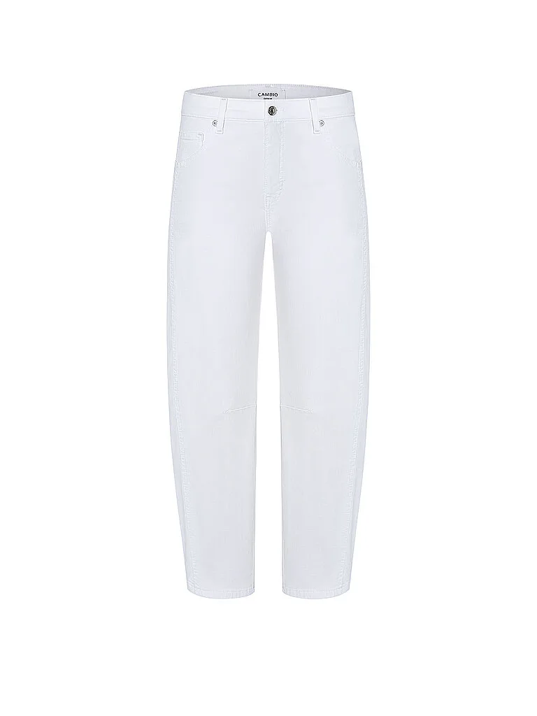 Pantalon Barrel Fit ELIA blanc 38/L27 - Cambio - FashionsVida