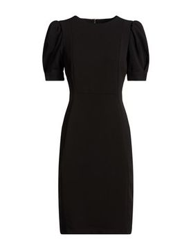 Midi-Kleid Damen Schwarz 32,34,36,38,40,42,44 Damen