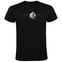 Maglietta A Maniche Corte Get Out And Ride Black