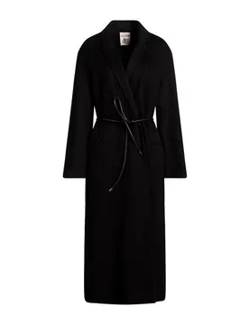 Mantel Damen Schwarz 36 Damen - SEMICOUTURE - FashionsVida