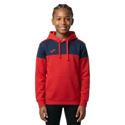Sweat à Capuche Crew V Red / Navy 4-5 Années Garçon