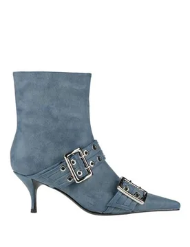 Botines de caña alta Mujer Azul francés 37,38,39,40 Mujer - Jeffrey campbell - FashionsVida
