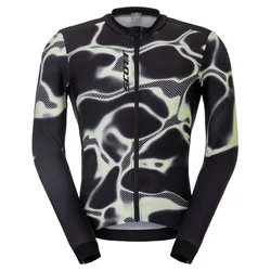 Maglia A Maniche Lunghe Pro Mid Ls Vapour Green / Black