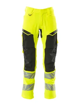 Pantalon De Travail Accelerate Safe 19479 Reconditionné Hi-Vis Yellow / Black 54 - MASCOT - FashionsVida