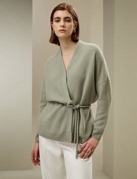 Cardigan Avvolgente Cachemire Seta M - Morbido ed Elegante per Relax