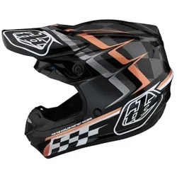 Casco Moto Cross Enduro Troy Lee Design SE4 POLYACRYLITE WAR taglia 2X