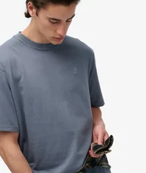 Superdry Herren Übergroßes T-shirt Blue - Größe: M
