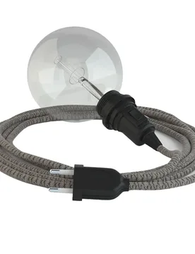 Cables Lampe Suspendue Pour Abat-jour Rd64 Lozenge 5 M Anthracite / Black One Size - Creative - FashionsVida