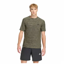 T-shirt à Manches Courtes Workout Essentials Flex Olive Strata Mel S