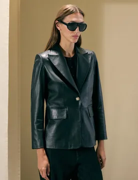 Blazer de napa de mujer - Woman El Corte Inglés - FashionsVida