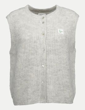 Strickweste East Grau S