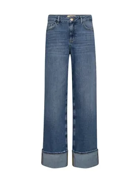 MMDara Turn-up Jeans female