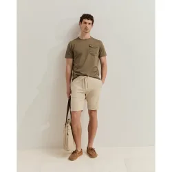 Pantalones cortos de hombre de punto piqué