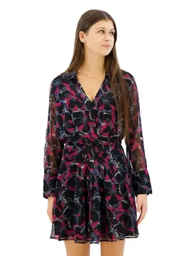Vestito Corto A Maniche Lunghe Ada Black S