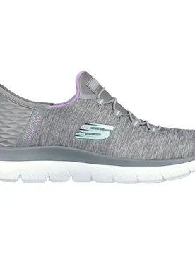 Summits - Dazzling Haze Damen Slipper, grau, Größe 37 37 - Skechers - FashionsVida